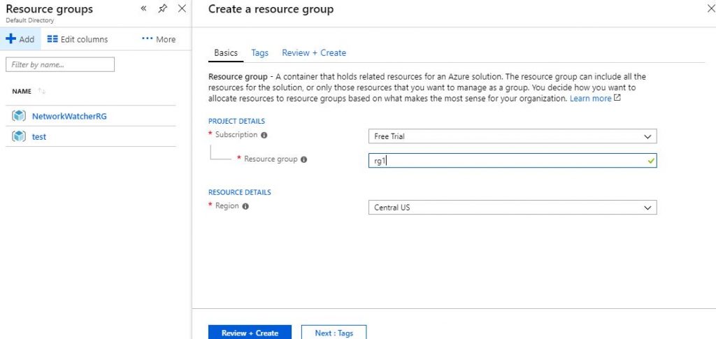 Vnet to Vnet connectivity in Azure