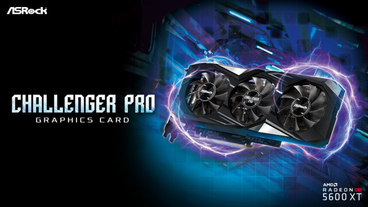 ASRock Announces The Radeon RX 5600 XT Challenger Pro 6G OC Featuring A Triple Fan Shroud Design