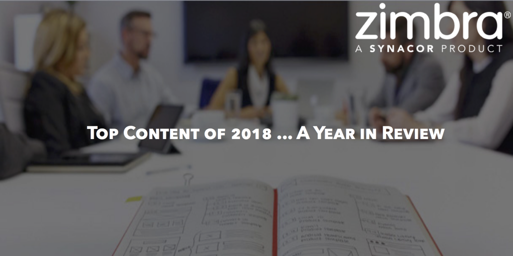 Fave 5 Zimbra Blogs of 2018 + pics of YOU + so much more!