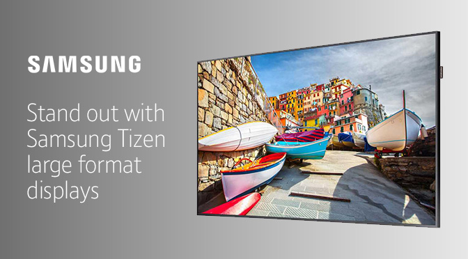 Samsung TIZEN Large Format Display