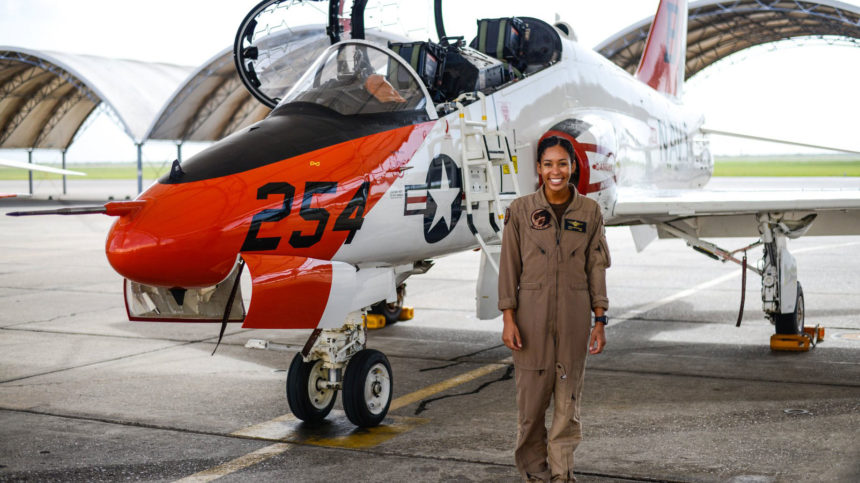 U.S. Navy’s first Black female tactical jet pilot gets her ‘wings of gold’ in Texas