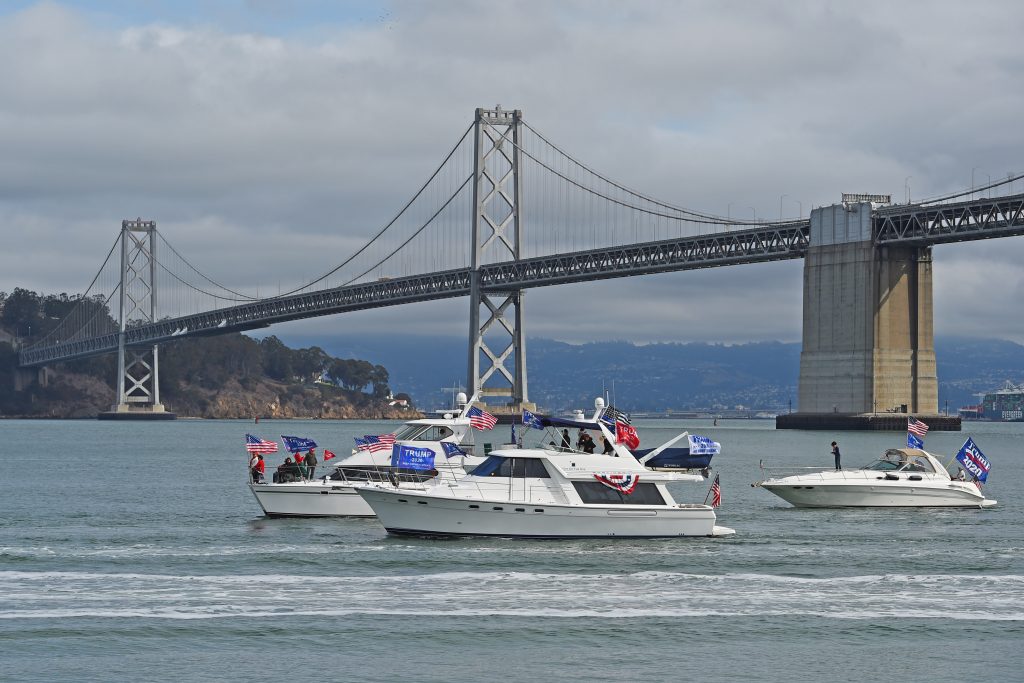 Photos: Trump boat parade motors across San Francisco Bay