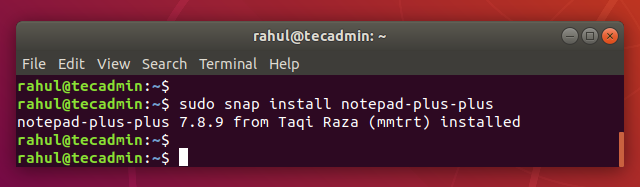 How to Install Notepad++ on Ubuntu 18.04