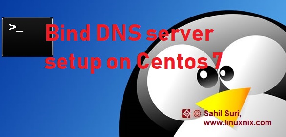 Bind DNS server setup on Centos 7