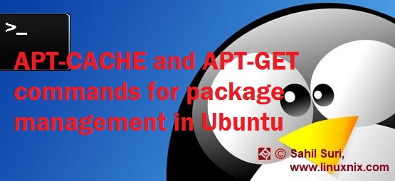 APT CACHE and APT GET commands for package management in Ubuntu