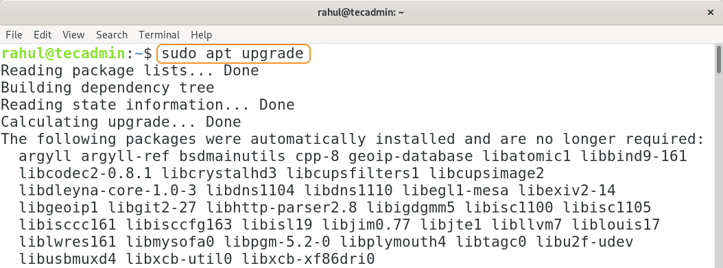 Apt update packages list for Debian 11