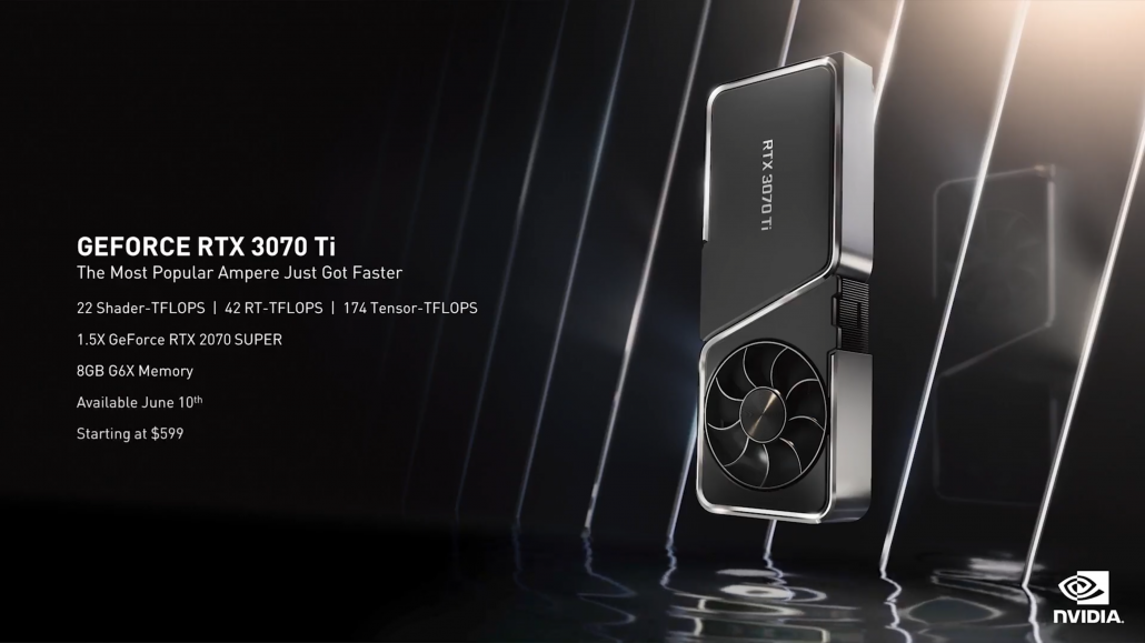 NVIDIA GeForce RTX 3070 Ti 8 GB Graphics Card Unleashed Too, Faster Than RX 6800 XT For $599 US