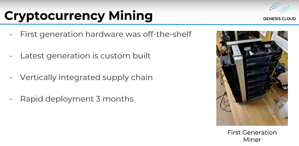 From cryptocurrency mining to public GPU cloud: a transformation story