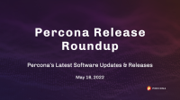 KMIP in Percona Distribution for MongoDB, Preview Release of PMM 2.28.0: Release Roundup May 16, 2022
