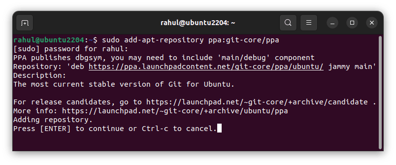 How to Install latest Git on Ubuntu 22.04