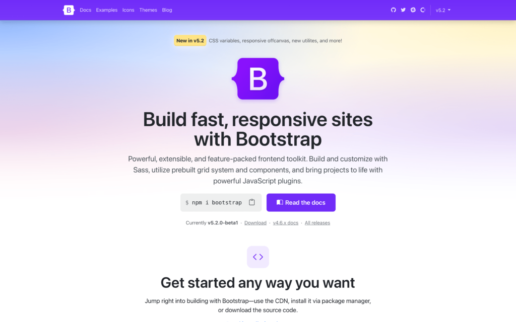 Bootstrap 5.2.0 beta