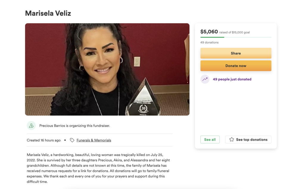 Family of slain El Paso woman sets up a GoFundMe on her behalf