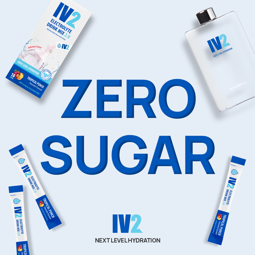 The Next Level Hydration ‘IV2’ A Premium Zero Sugar AAORS Available Now On Amazon